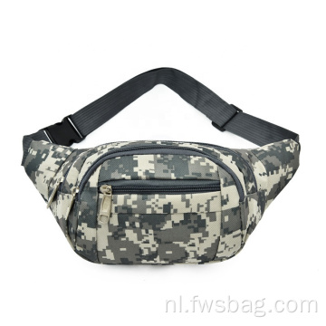 2022 Groothandel aangepaste buitenwandelingen Traveling Sporting Running Fanny Pack Chest Tassen Tactical Camouflage Taille Bags